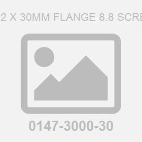 M12 X 30Mm Flange 8.8 Screw